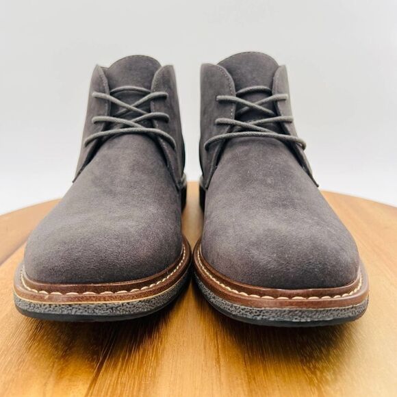 Vance Co. Orson Men’s Suede Chukka Boot In Dark Gray Size 10 - Picture 12 of 16